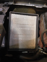 GM OEM panel style cotton air filter. No good for air flow GHP